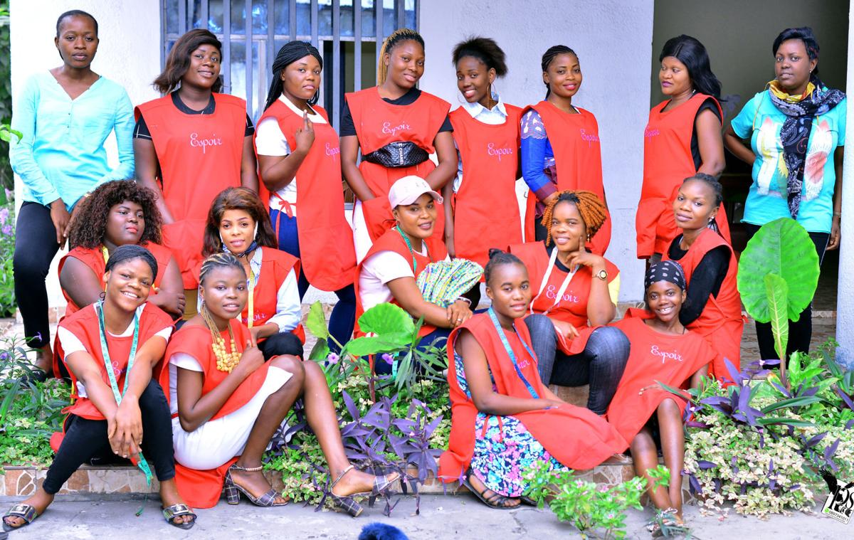 Women at Espoir Education Center in Congo