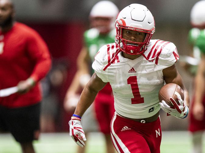 NU football practice, 8.7