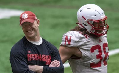 Nebraska football practice, 4.7