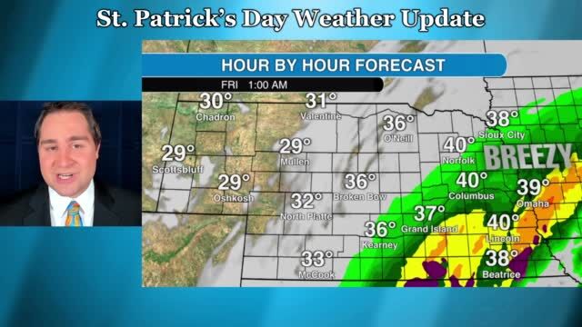 Thursday March 17 weather update for Nebraska