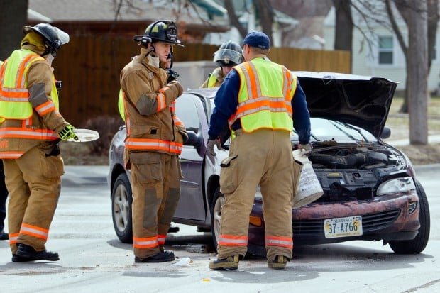 Photos: Accident at 56th and Fremont streets | Photo galleries