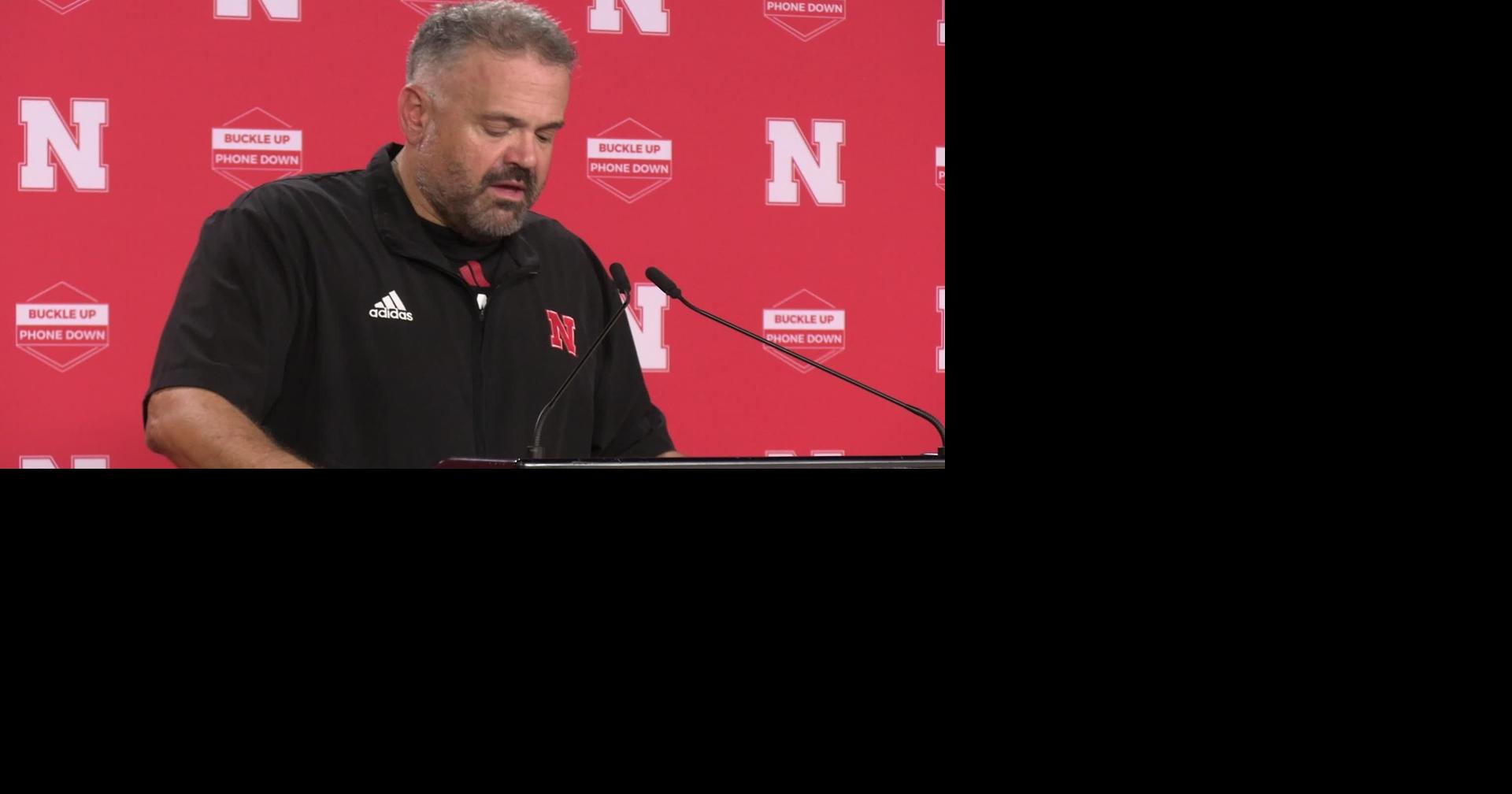 Nebraska coach Matt Rhule