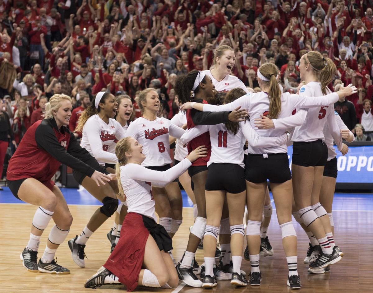 Huskers rally from two sets down to stun Penn State Volleyball