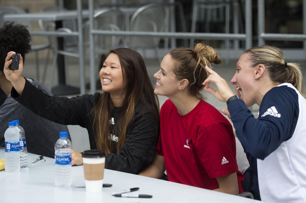Ex-Husker volleyball players, 05.13.2018