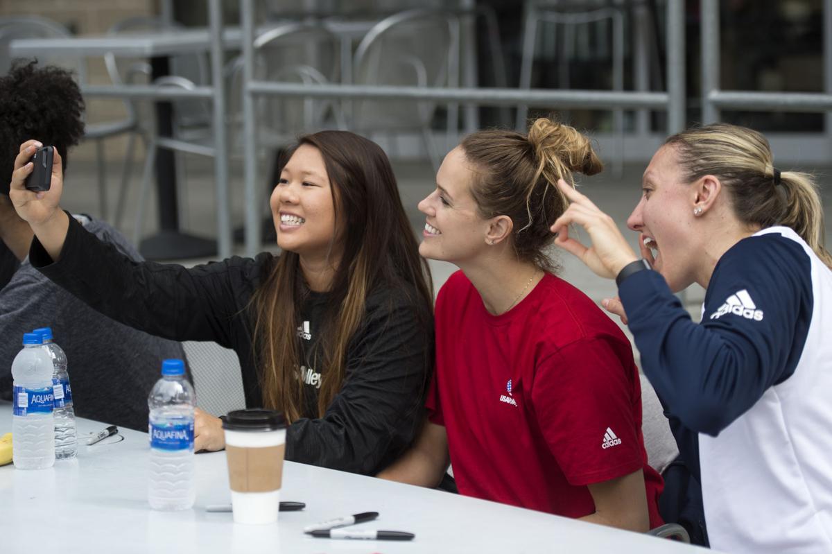 Ex-Husker volleyball players, 05.13.2018