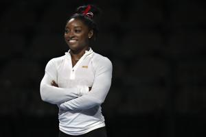 Biles wants to turn her post-Olympic tour into a celebration. The guys are coming too