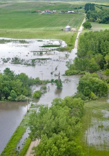 Flooding near Spalding