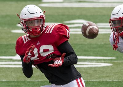 Nebraska football practice, 4.17
