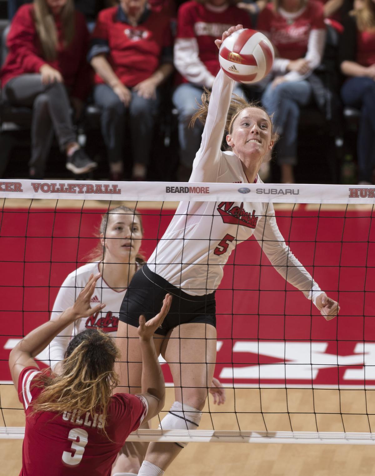 Photos: Husker volleyball puts the hammer down in sweep | Galleries ...