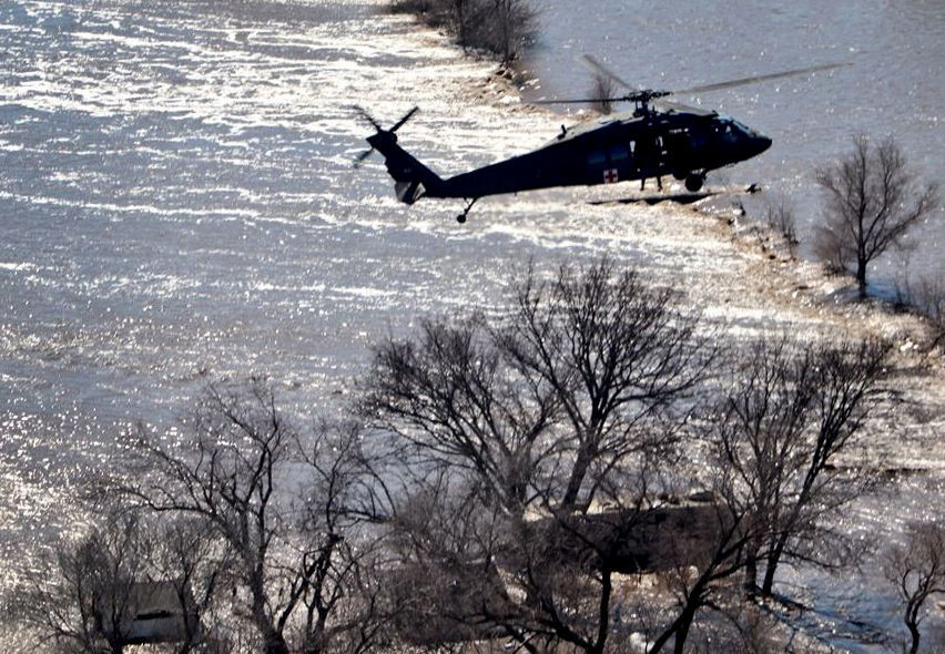 Flooding, rescue