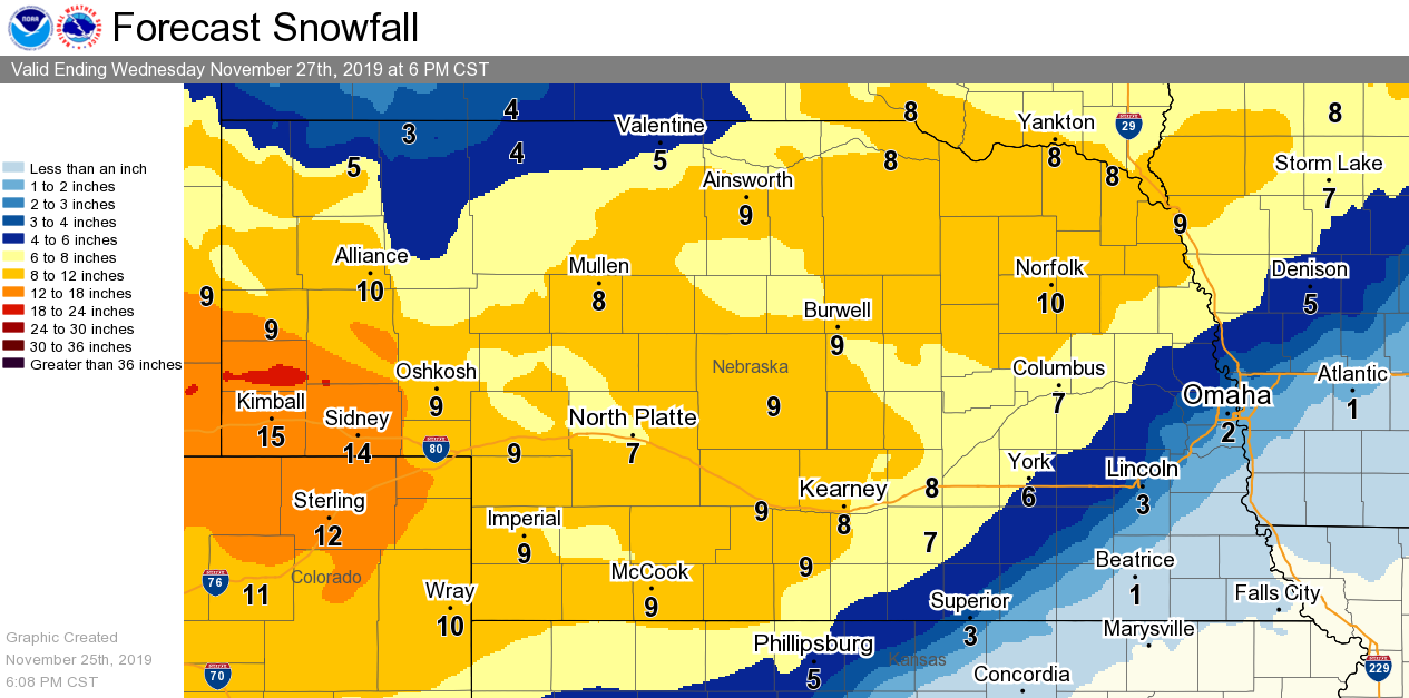 Lincoln In Winter Weather Advisory; Storm Could Snarl Thanksgiving Plans