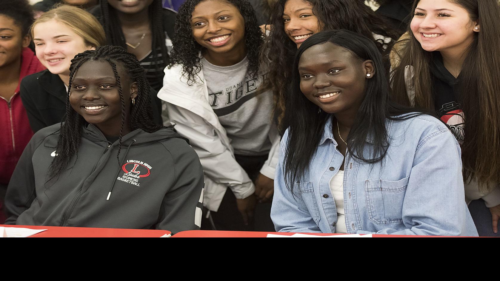 For The Links Gony And Koang Wednesday Was A Signature Moment For Two Best Friends Girls Basketball Journalstar Com