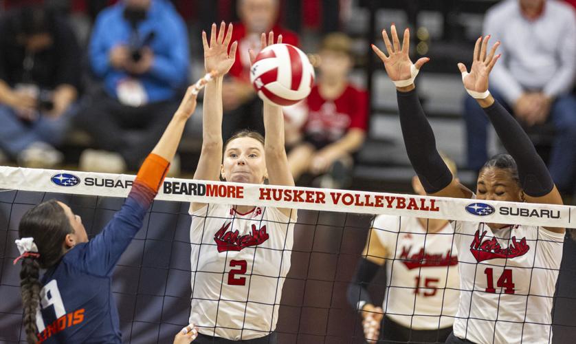 Illinois at Nebraska Volleyball, 11.6