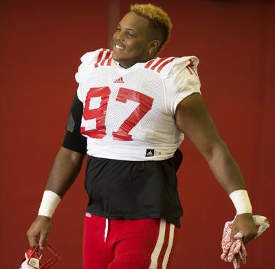 NU football practice, 9.5.2017