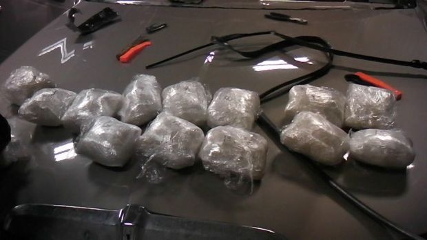 15.7 pounds of meth seized