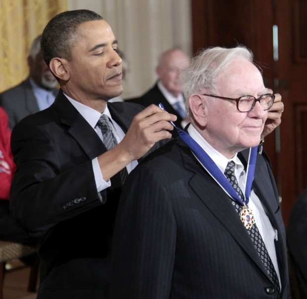 Barack Obama, Warren Buffett