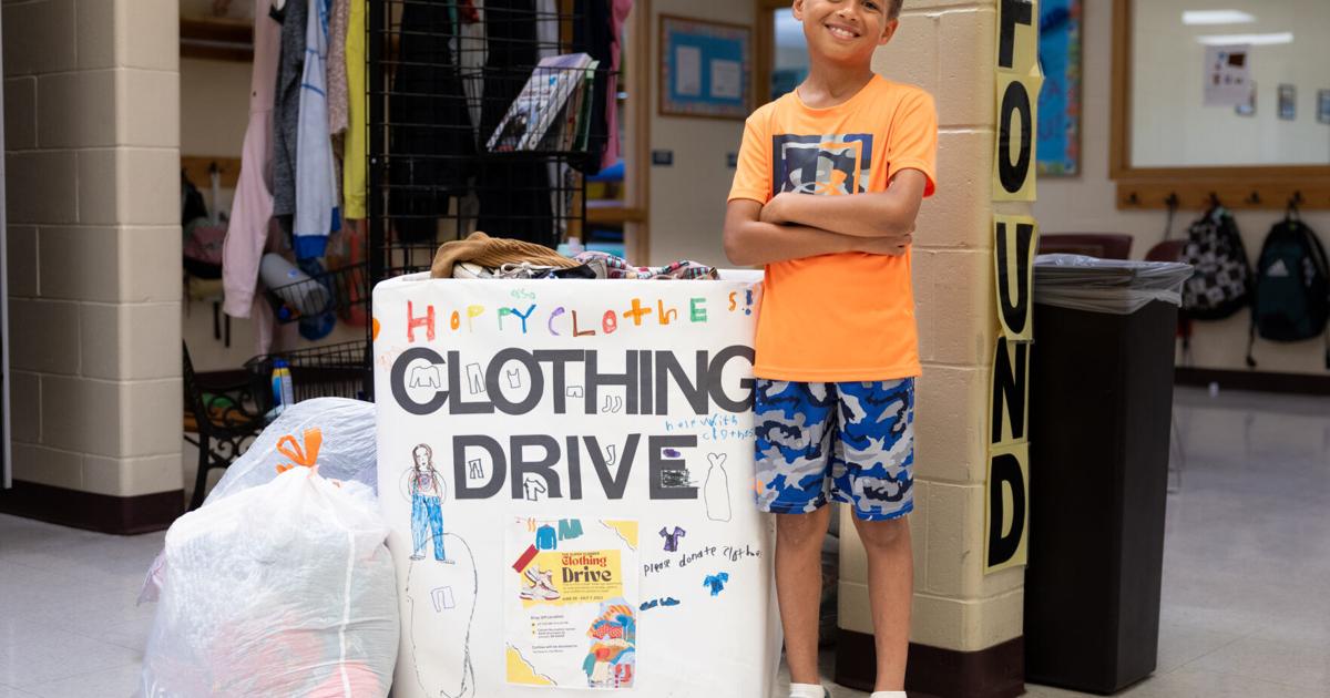 8-year-old Lincoln kid inspired to help community through clothing