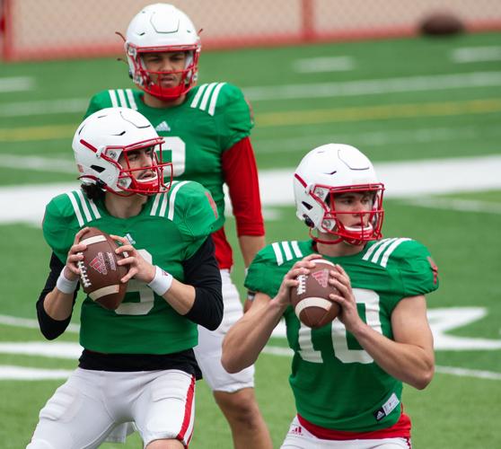 Nebraska football practice, 4.17