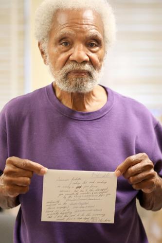 Birthday card from Ricketts to Chambers returned to sender