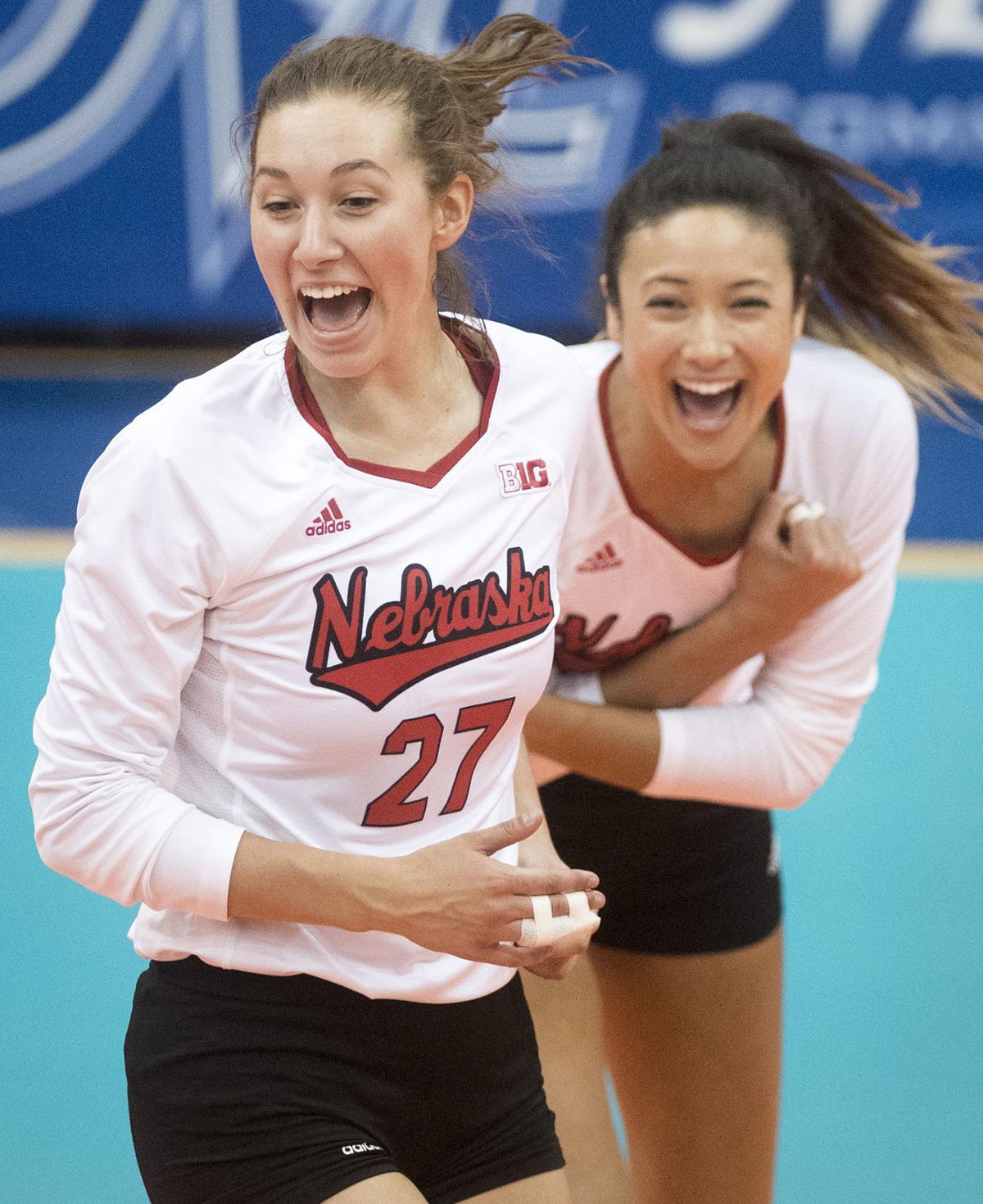 'It's so nice to have you guys here' Nebraska volleyball team is talk