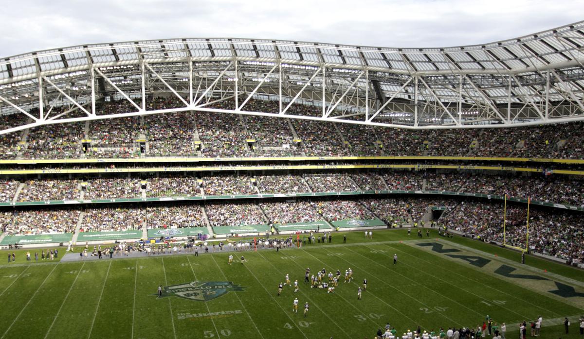 Notre Dame football unveils jerseys for season opener in Ireland