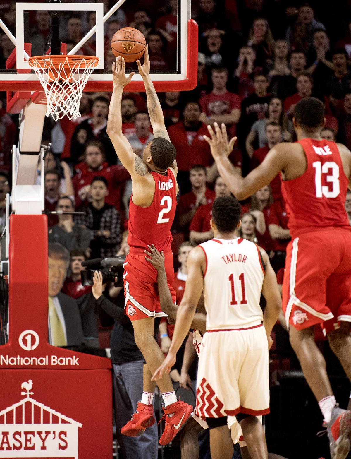 Ohio State Stuns Huskers On Last Second Layup Men S Basketball