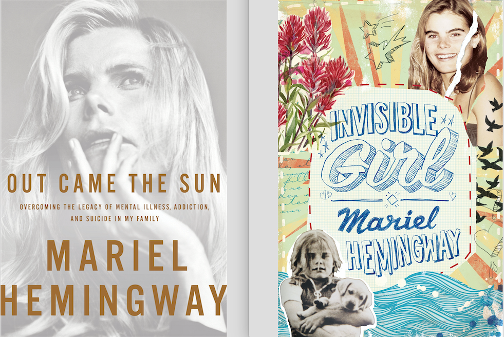 Mariel Hemingway book covers