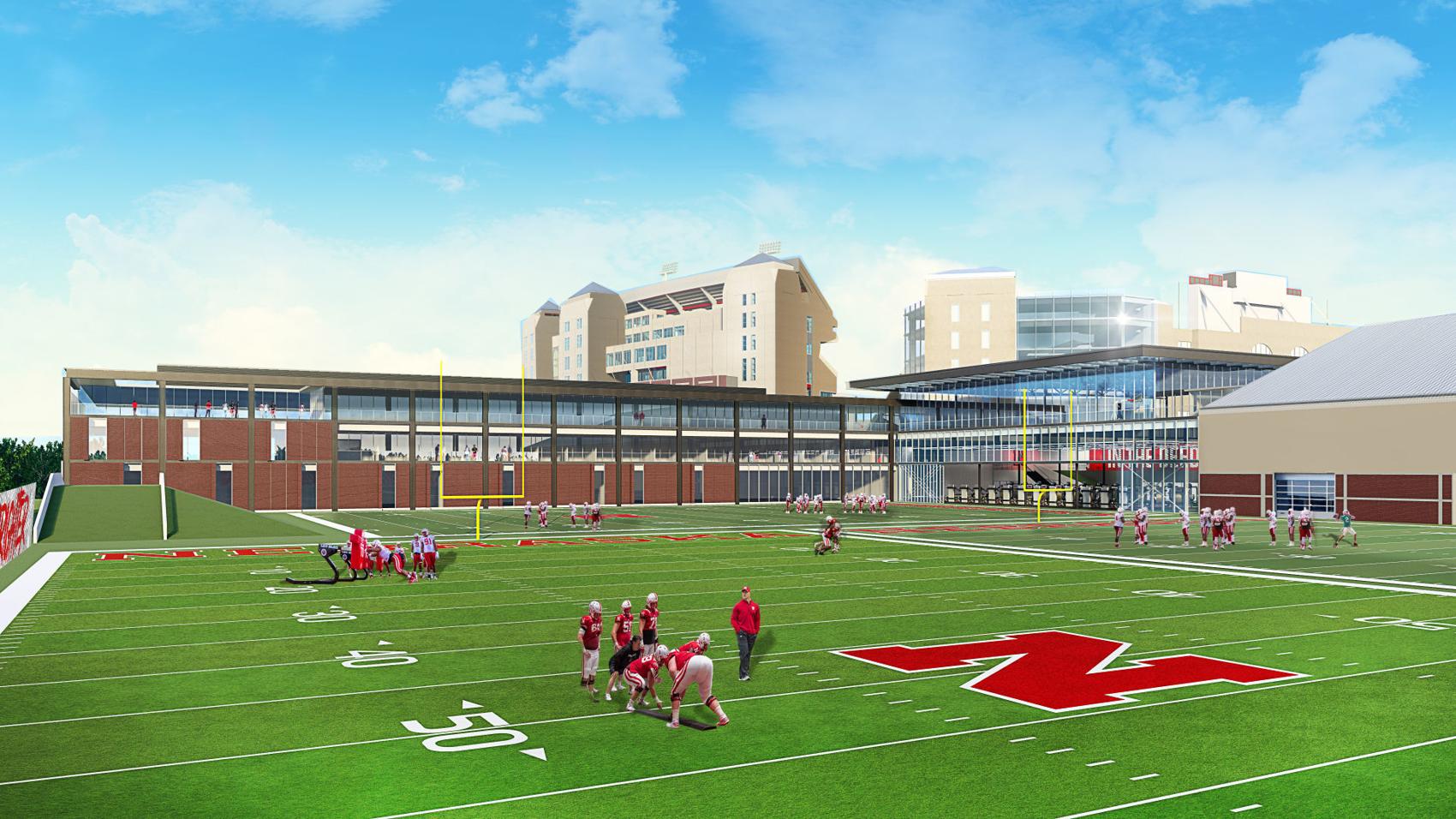 Construction on NU's $155 million football training facility to be delayed