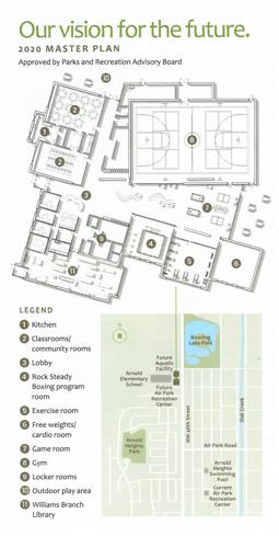 Proposed Air Park Rec Center floor plan