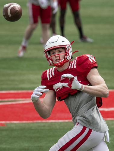 Nebraska football practice, 4.17