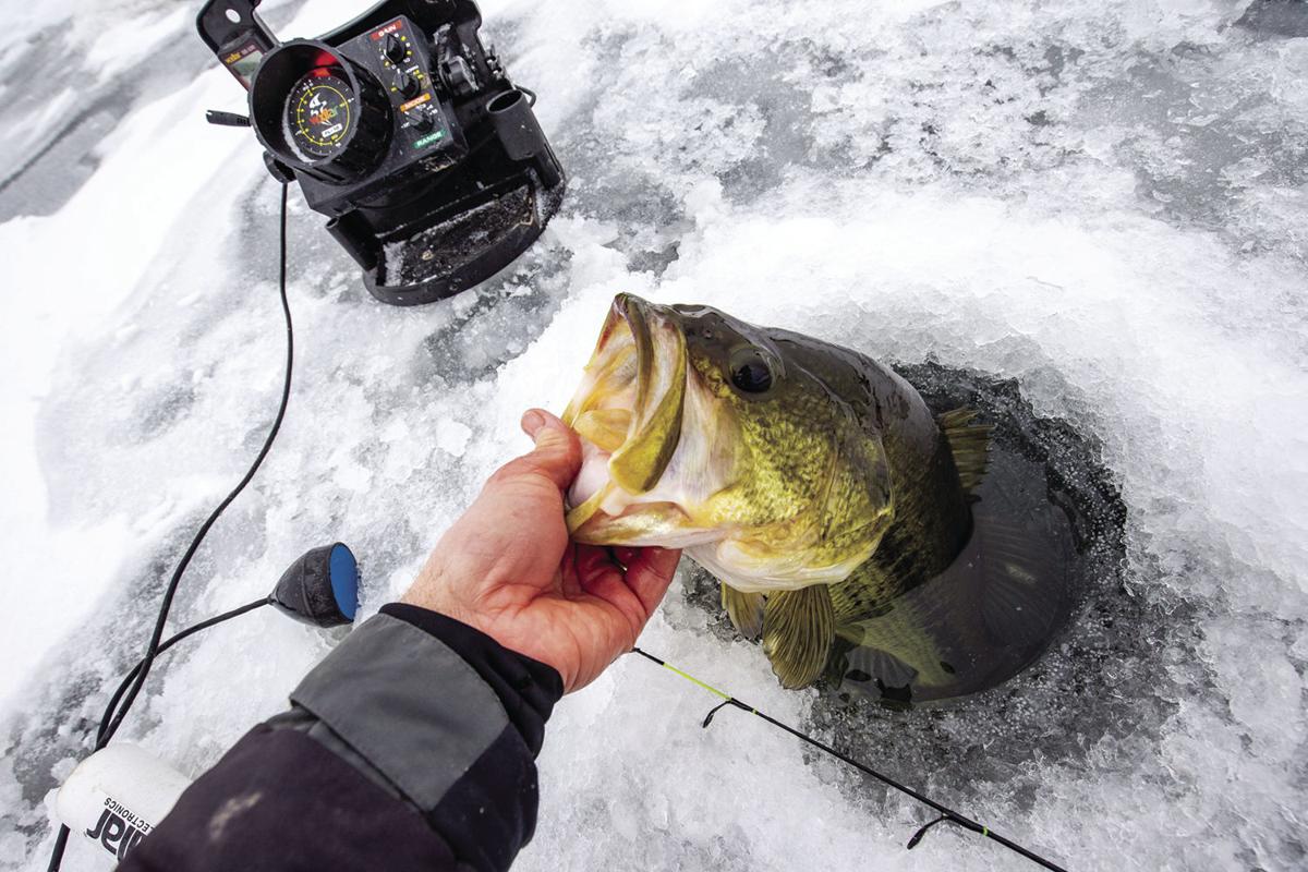Changing water temperature under ice can affect fish bite