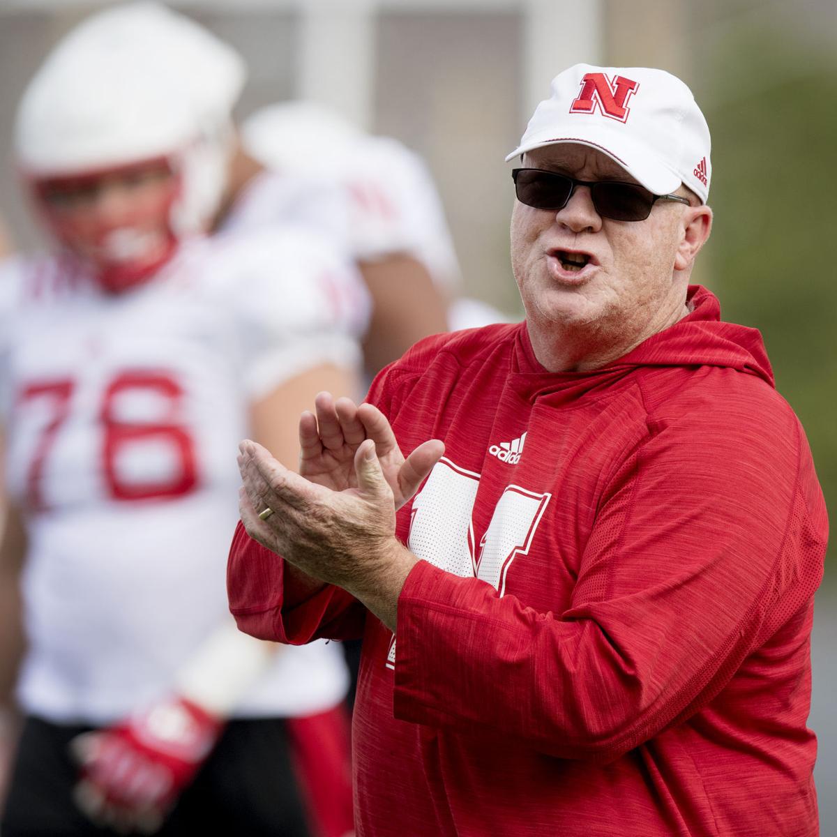 Husker football practice, 9/26/17