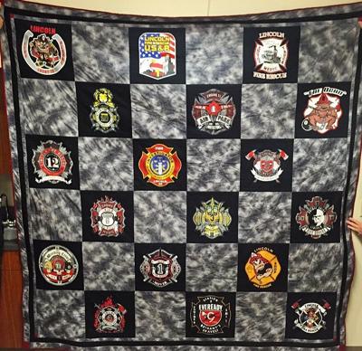 Fire station quilt