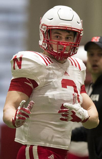Nebraska football practice, 4/3