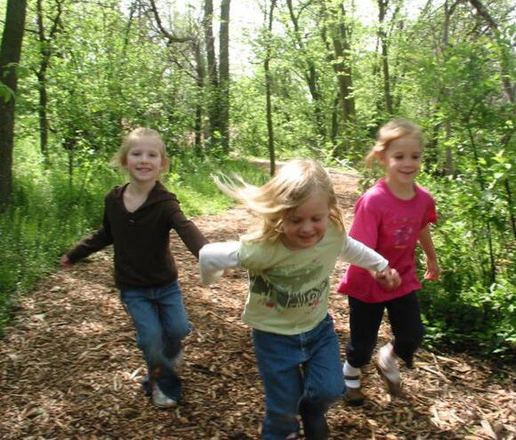 Kids playing in the park