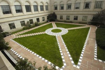 Capitol courtyard