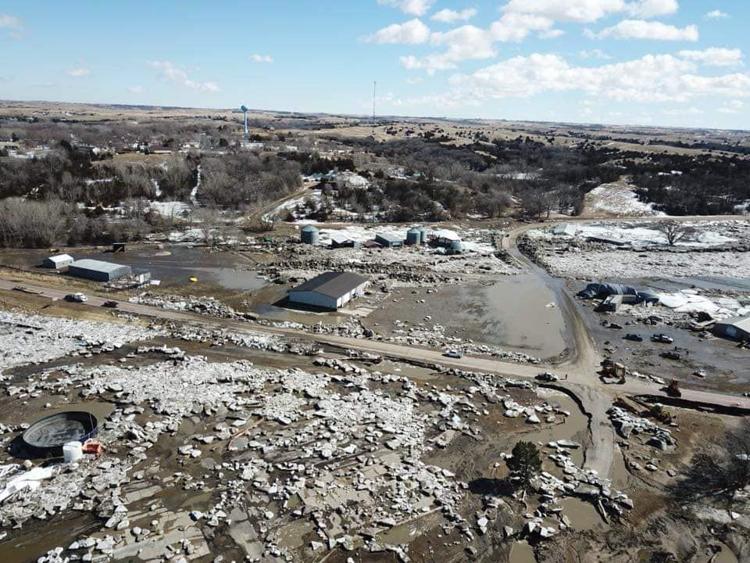 1. 11foot wall of water One dam breaks, three counties suffer Nebraska News