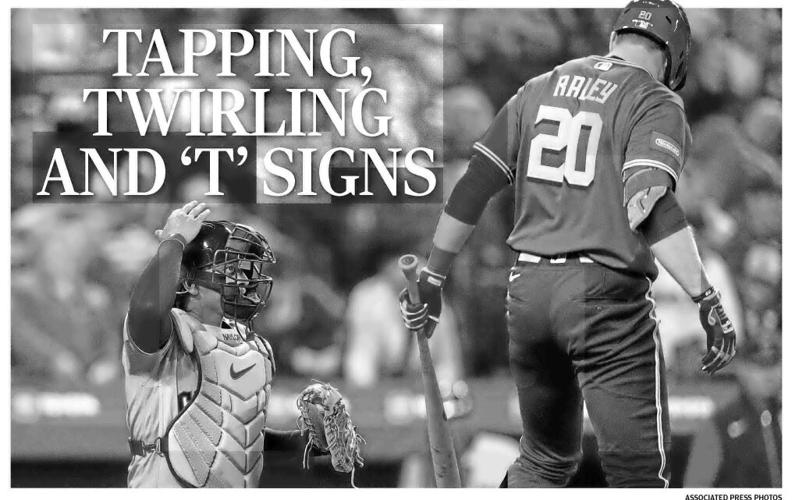 TAPPING, TWIRLING AND 'T' SIGNS