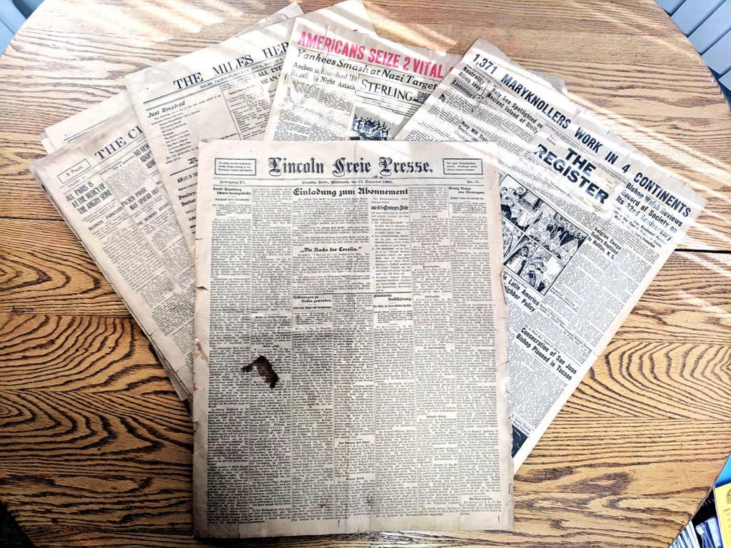 Old News German Language Paper Returning To Lincoln After 110 Years 600 Miles Local Journalstar Com