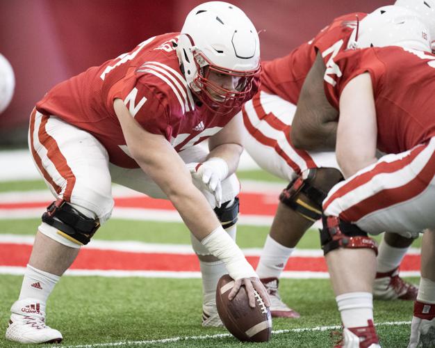 Husker football practice, 3/16