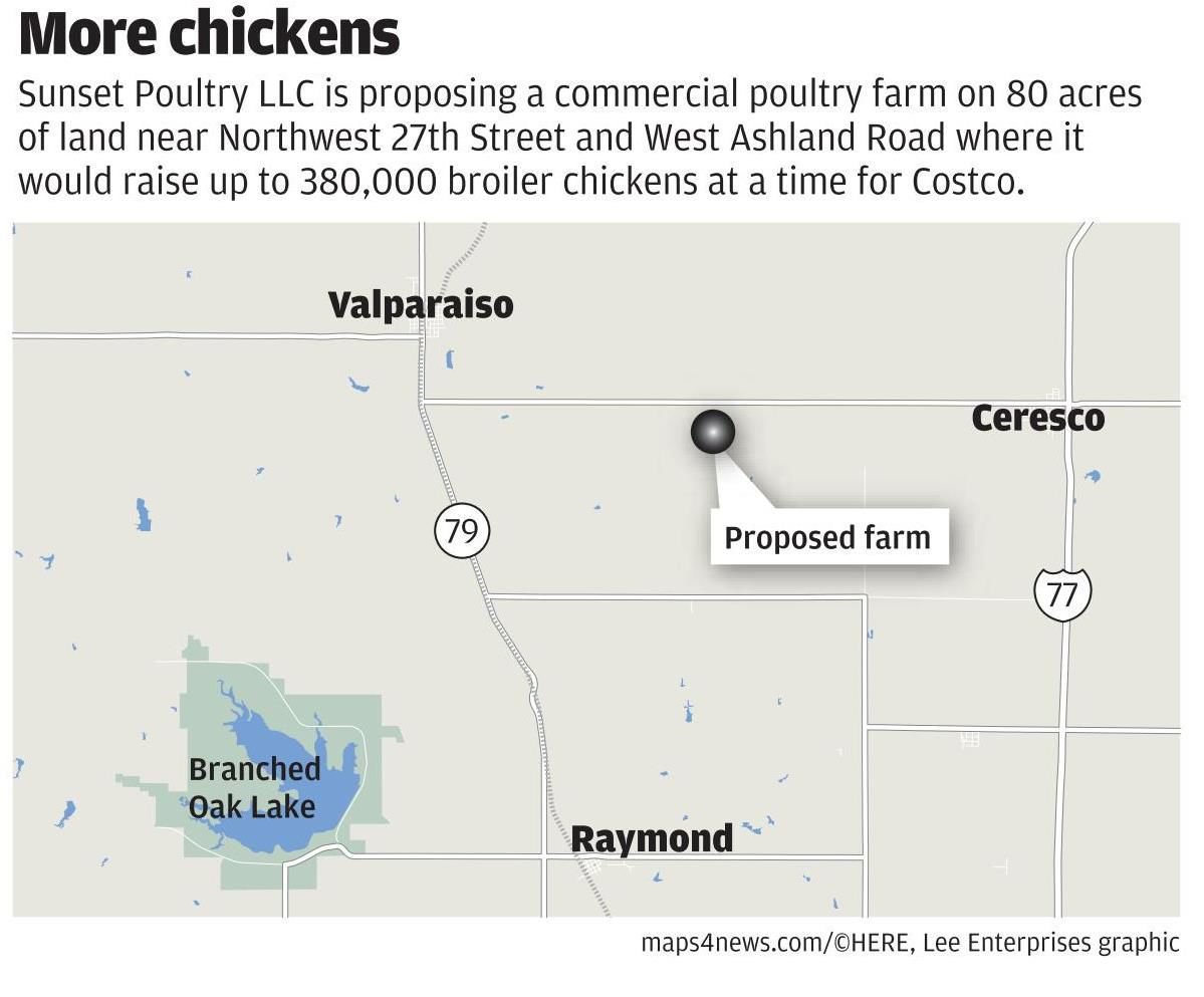 Proposed chicken farm