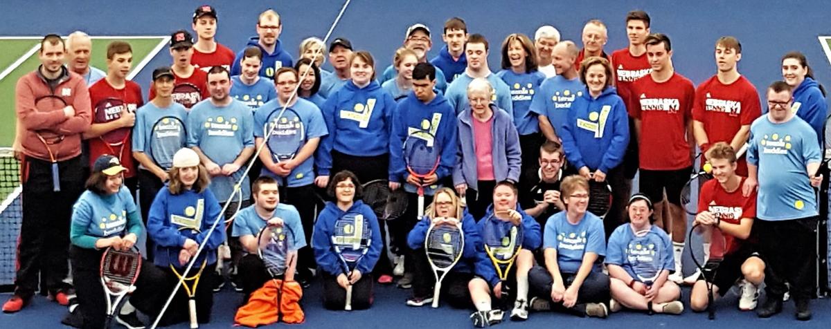 Lincoln Tennis Buddies members and volunteers