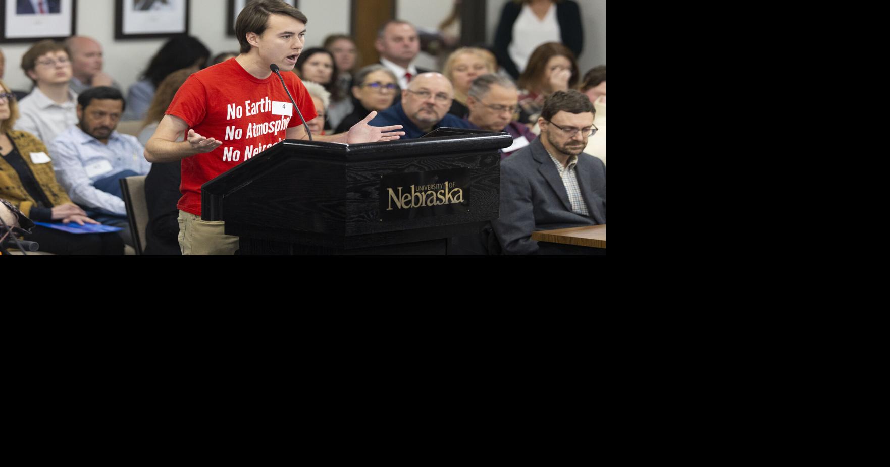 Photos and video: Speakers line up to address regents amid UNL budget ...