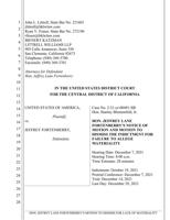 Fortenberry's motion to dismiss