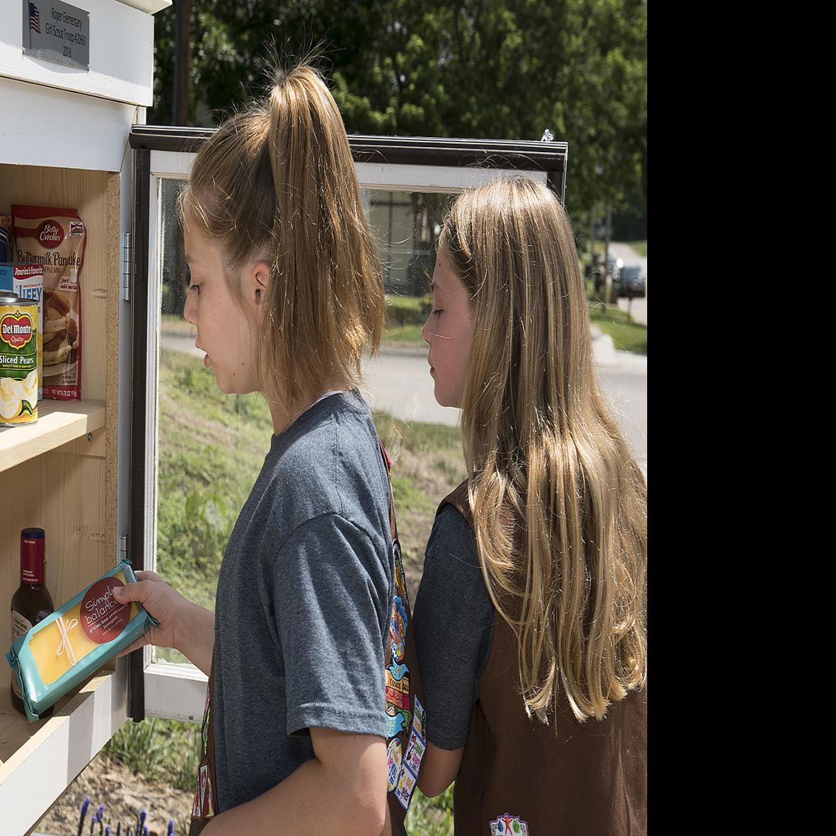 The Little Free Food Pantry Built With Love By Brownies Local Journalstar Com