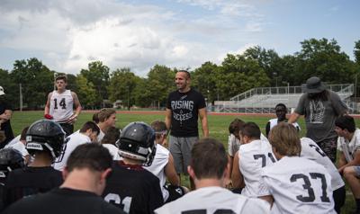 Northeast football practice, 8.12