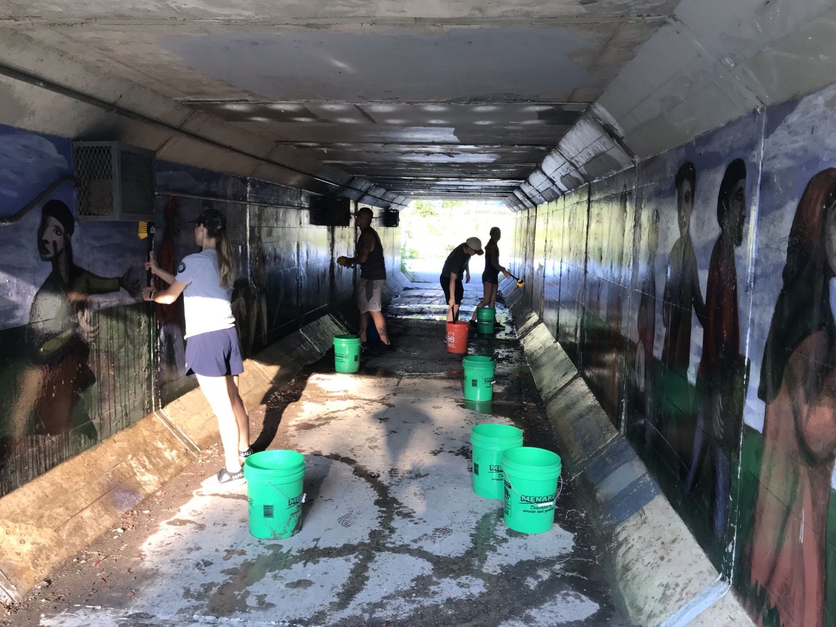 Accessible by using roxy deals spray in an underpass