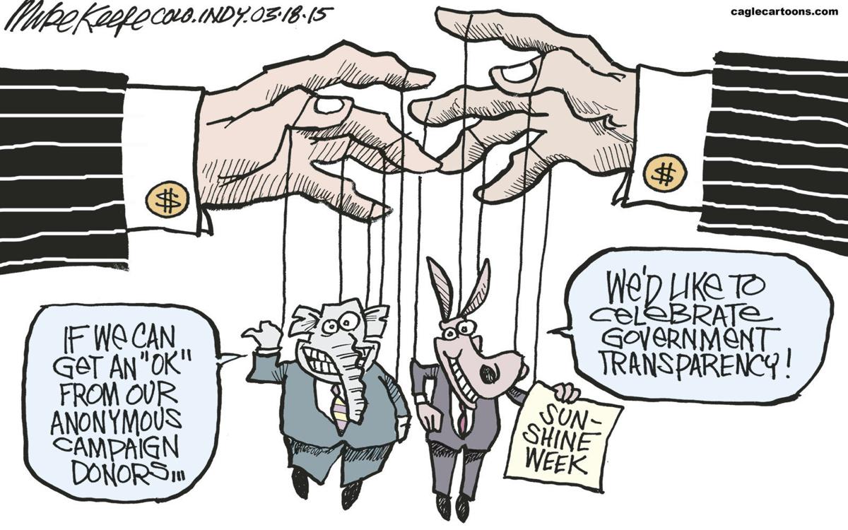 Political cartoons: Sunshine Week spotlights open government ...