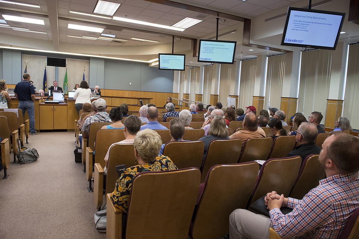 Board of Commissioners chicken farm proposal
