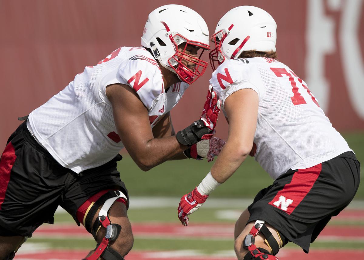 Husker football practice, 9/26/17